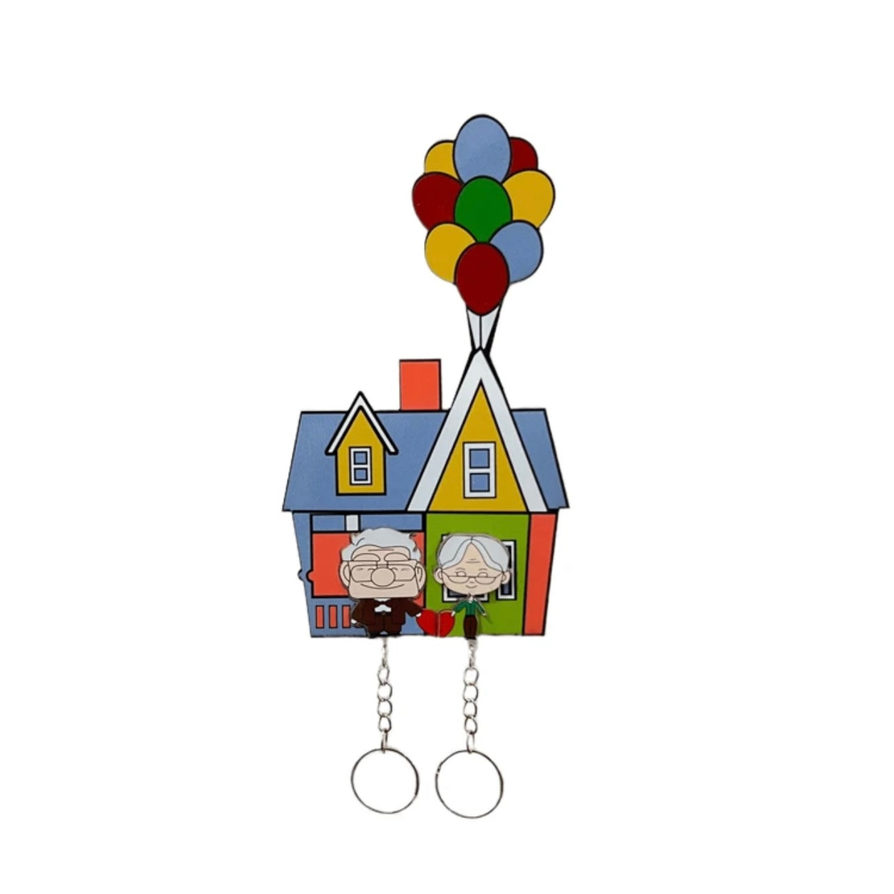 Up Couple Keychain