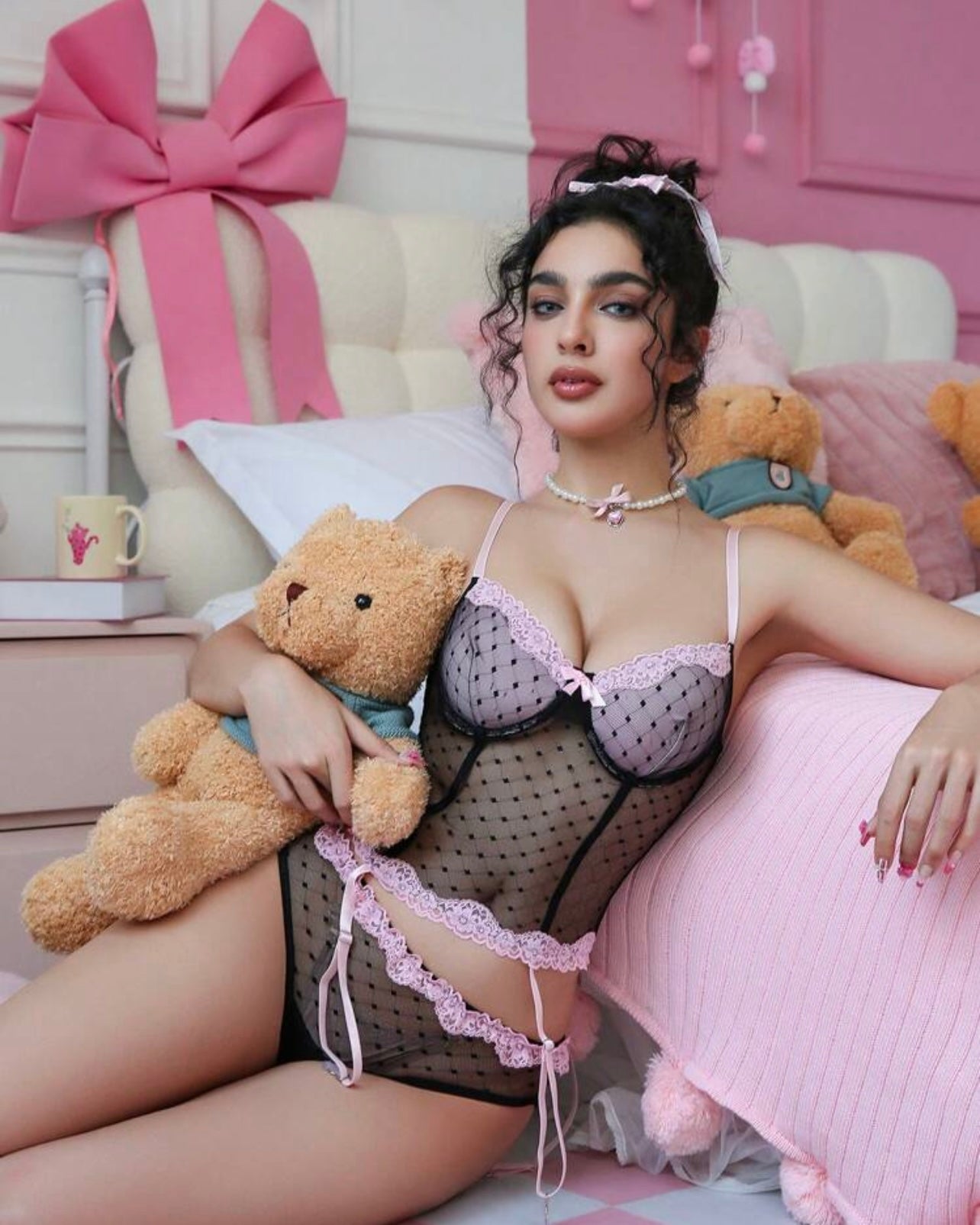 Pretty Doll | Lace Camisole Lingerie Set