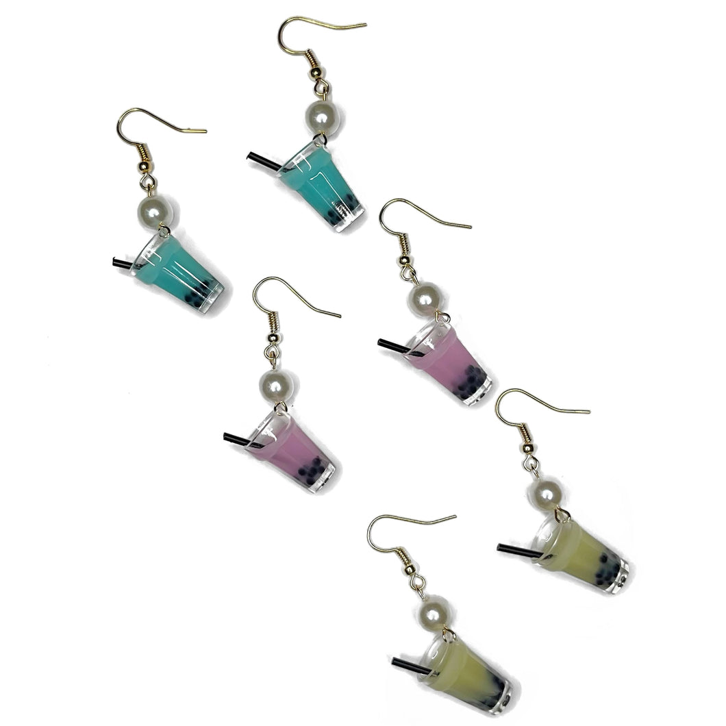 BUBBLE TEA EARRINGS